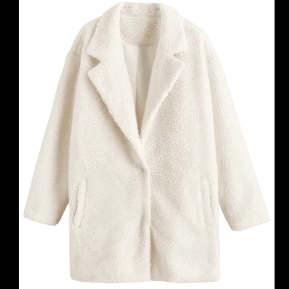 Zaful faux fur fuzzy coat - Picture 5 of 12